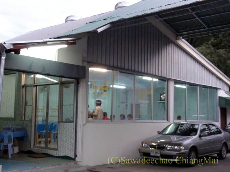 チェンマイの大衆中華レストラン、ティパロット(味露飯店)のVIPルーム