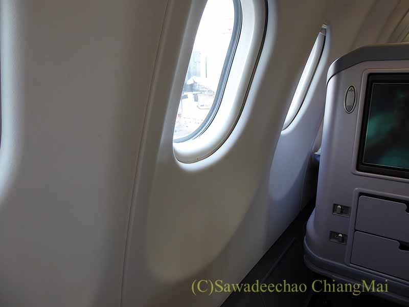 中華航空CI838便のビジネスクラス