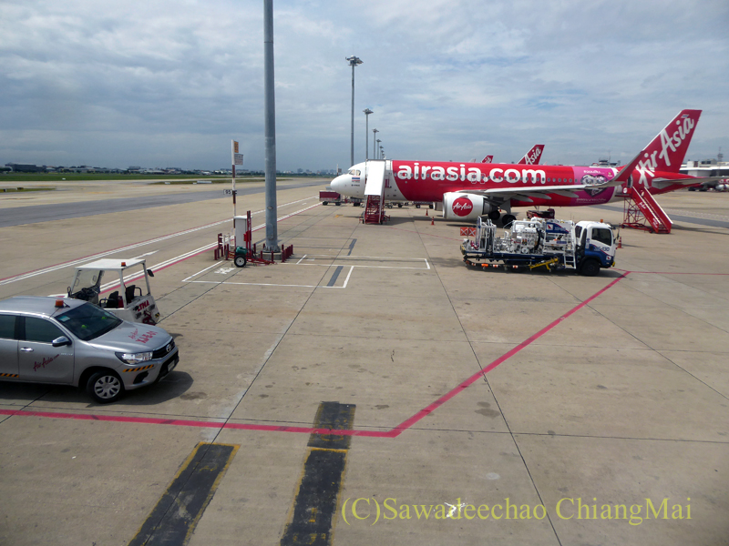 ドンムアン空港のエアアジア機材