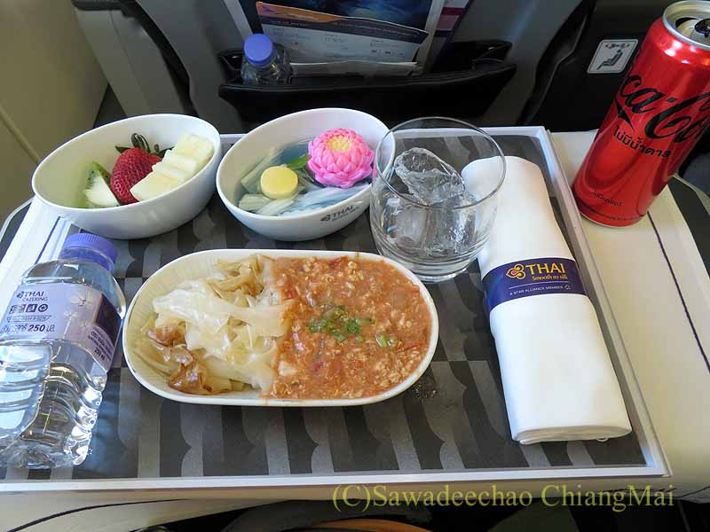 TG113便機内食