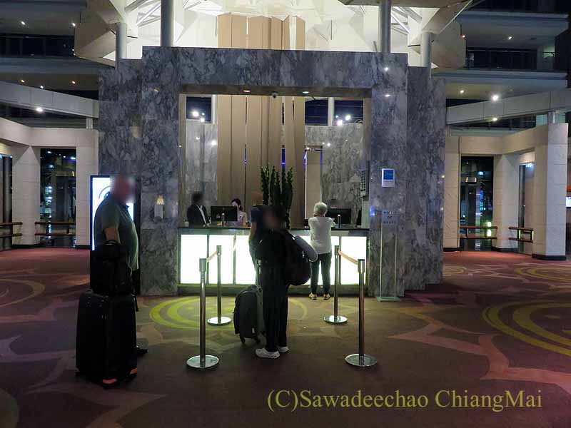 ハイアットリージェンシーバンコクスワンナプームのチェックイン