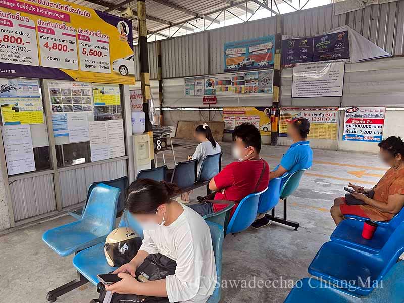 タイの車検場