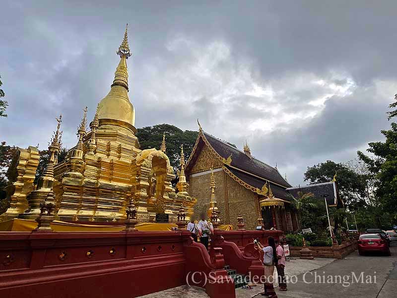 チェンマイの寺院ワットチャイモンコン